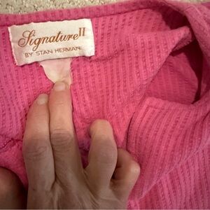 This Isn’t Your Grandmas Mu Mu! Signature II by Stan Herman Pink Women's Robe/ML